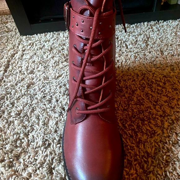 Pikolinos Red Leather Boots (New) - Picture 1 of 7